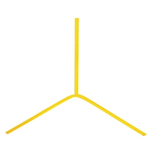 Y Shaped Bipod Leg for Boxed Edge and Multi Message Sign Frames