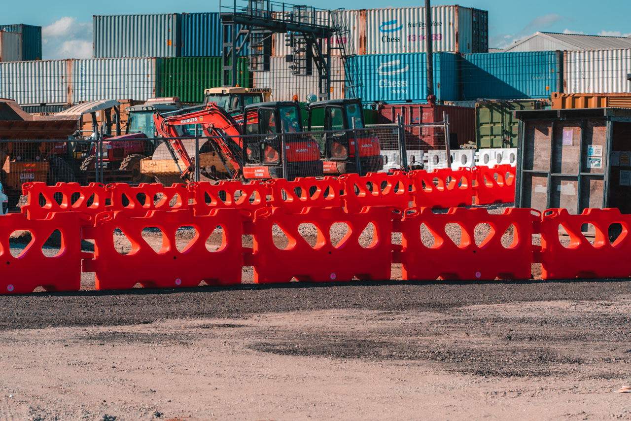 Trafix Water Barriers at Blacktown Residential Development