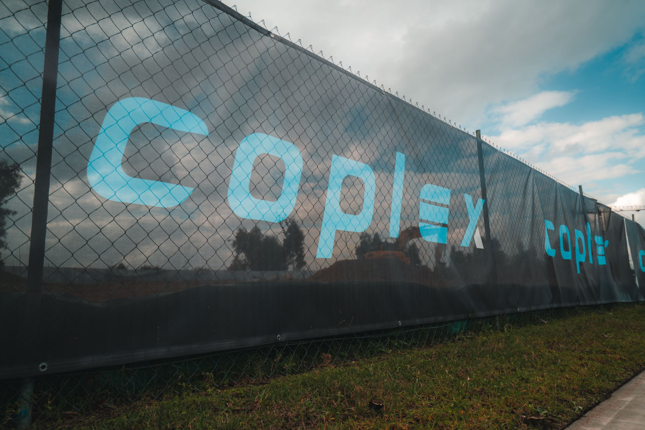Coplex promotes residential development with branded fence fabric