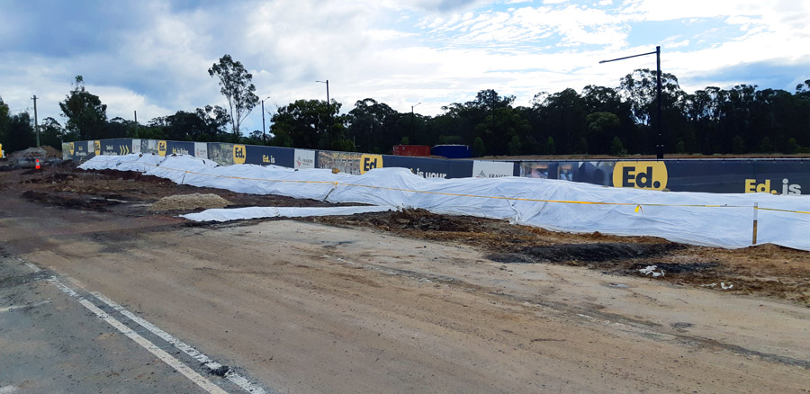 Class A Geotextiles for Campbelltown Road Upgrade