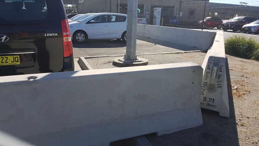 DB80 Concrete Barriers for Melbourne Airport 