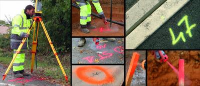 Australian colour codes for utilities: proper marking with spot paint