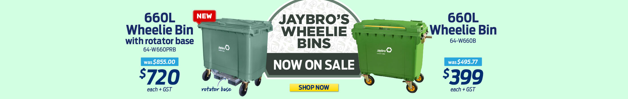 Jaybro Wheelie Bin Sale - Desktop -AU