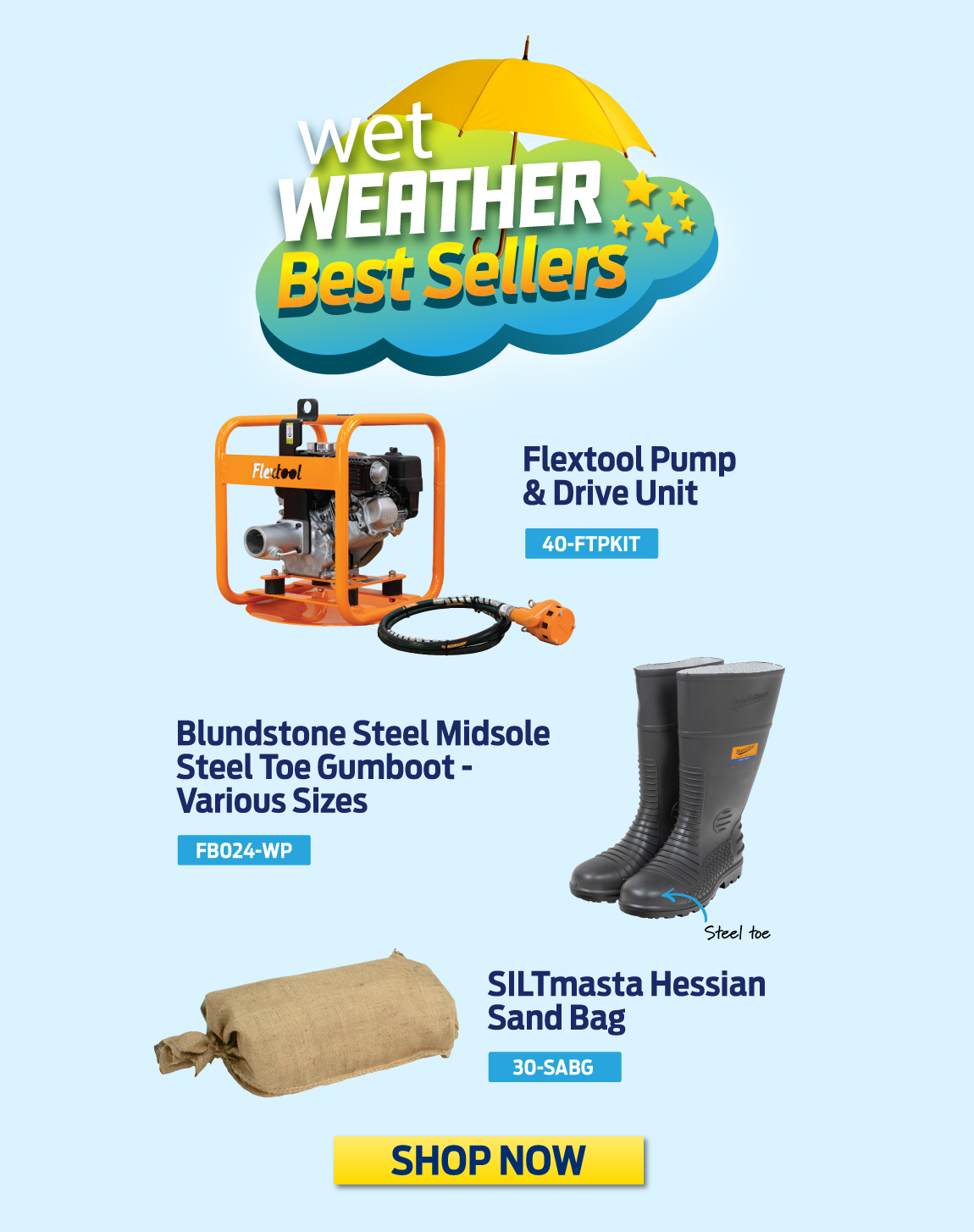 Wet Weather Mobile Banner 