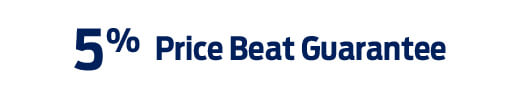 5 Percent Price Beat Guarantee at Jaybro